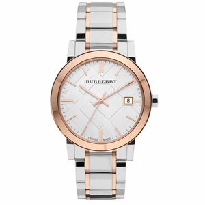 Burberry BU9006 Silver Dial Two-Tone Stainless Steel Unisex Watch Burberry