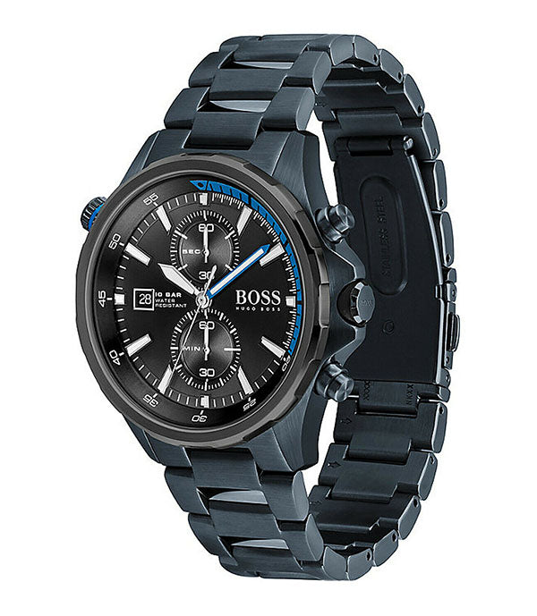 Produktbild av Hugo Boss 1513824, Globetrotter herrklocka med 46 mm boett.