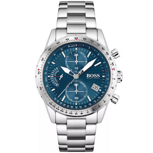 Produktbild av Hugo Boss 1513850, Pilot herrklocka med 44 mm boett.