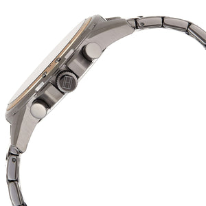 Tommy Hilfiger Mason 1791790 herrklocka med grått stålarmband och grå boett, visad framifrån.