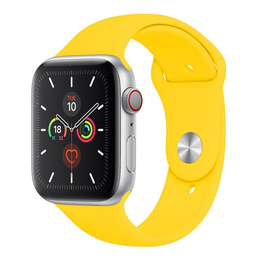 Apple Watch Silikon Sport Band - Gul Wrist Sweden