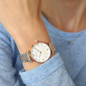 Produktbild av Emporio Armani Mother of Pearl AR1683, damklocka med Ø32 mm boett.