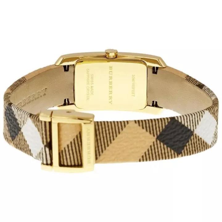 Burberry BU9509 Pioneer Gold Dial Gold Ion-plated Women's Watch Burberry
