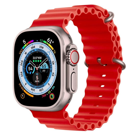 Apple Watch Silikon Ocean Band - Röd Wrist Sweden