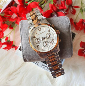 Michael Kors MK5315 - Runway Silver/Guld WRIST SWEDEN