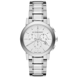 Burberry BU9750 City Chronograph Silver Dial Stainless Steel Women's Watch Burberry