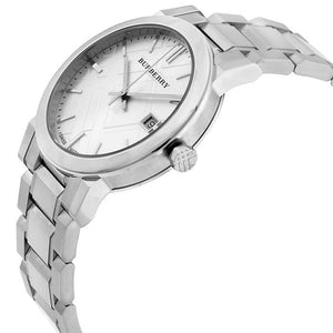 Burberry BU9000 Silver Dial Stainless Steel Unisex Watch Burberry