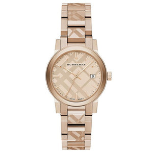 Burberry BU9146 The City Rose Gold Tone Women's Watch Burberry