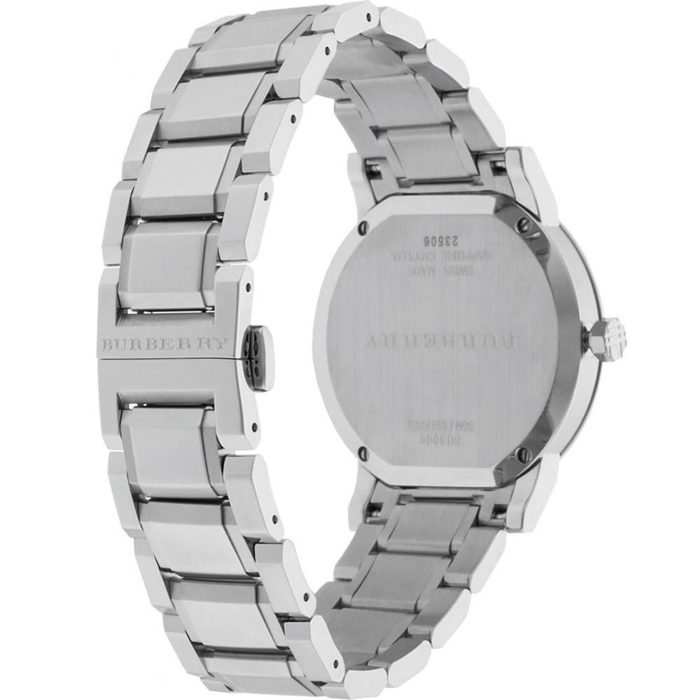 Burberry BU9000 Silver Dial Stainless Steel Unisex Watch Burberry