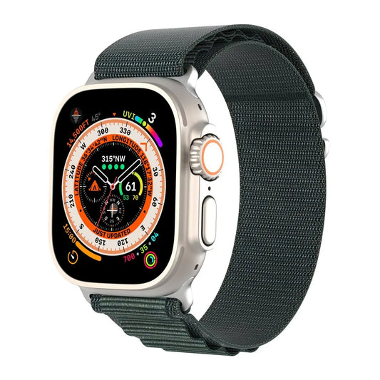 Apple Watch Alpine Loop Band - Mörkgrön Wrist Sweden