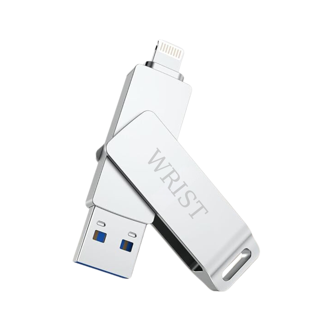 USB flashminnen för iPhone och iPad/iOS/Android (Apple MFi -certifierat) Wrist Sweden