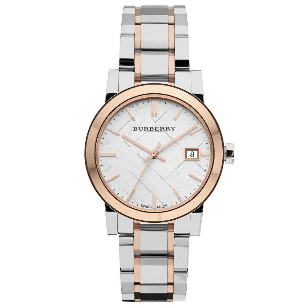 Burberry BU9105 Two Tone Stainless Steel Women's Watch Burberry