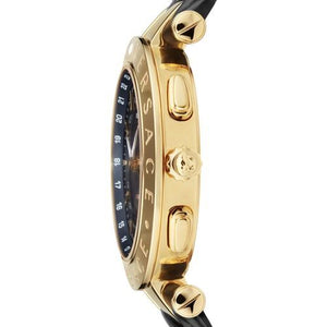 Versace 29G70D009S009 V-Race GMT Black Dial Men's Watch Versace
