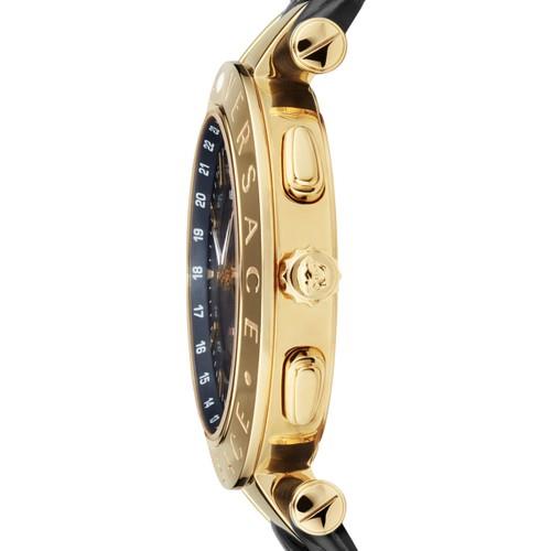 Versace 29G70D009S009 V-Race GMT Black Dial Men's Watch Versace