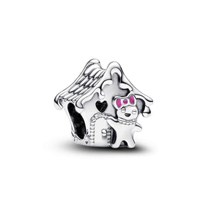 Pandora Gingerbread house sterling silver charm Pandora