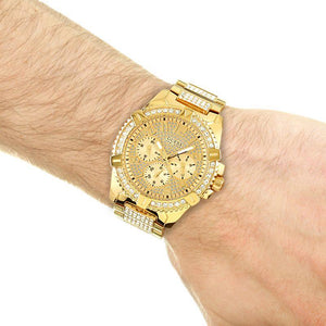 Guess W0799G2 Frontier Quartz Gold Dial Men's Watch Guess