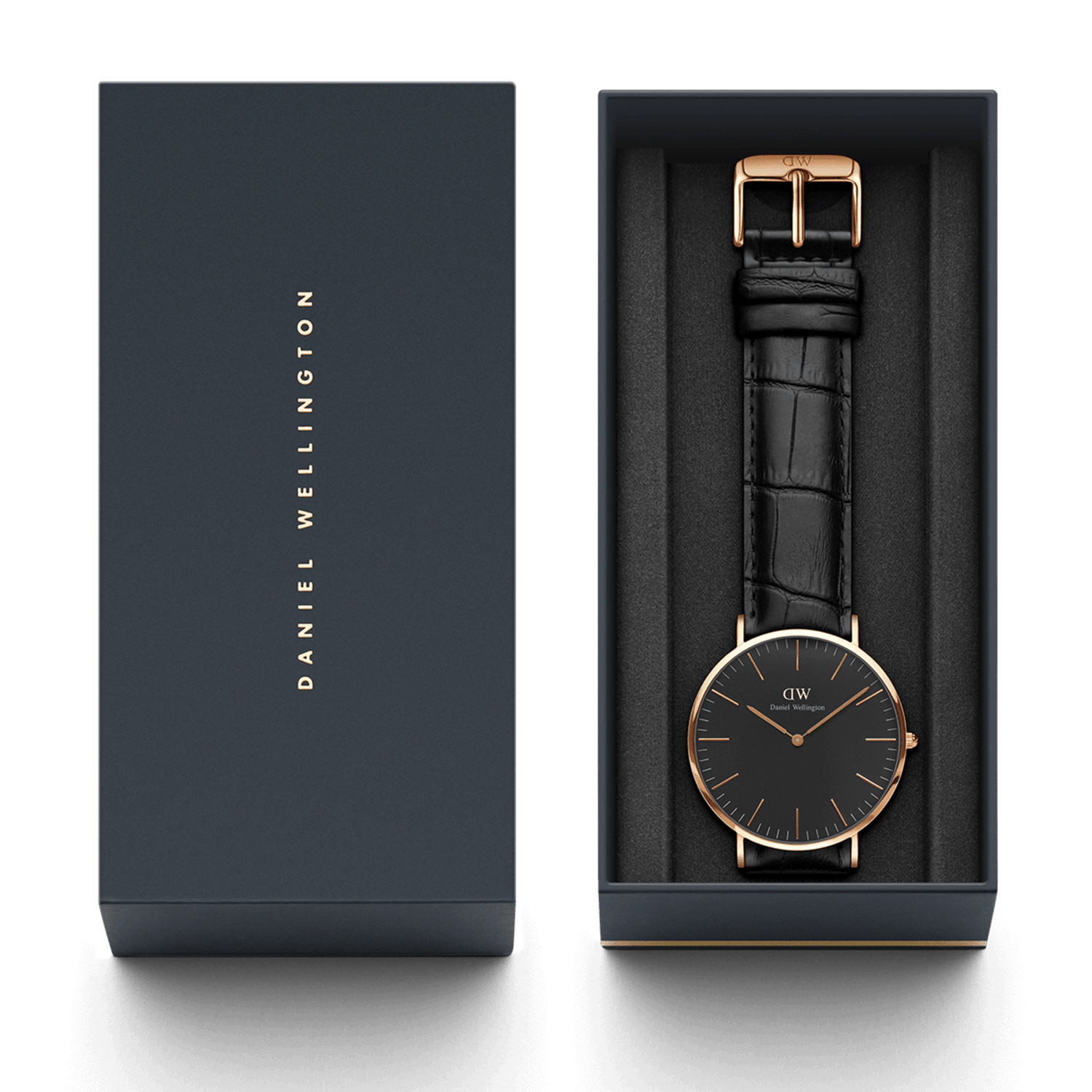 Produktbild av Daniel Wellington DW00100129, Classic Reading herrklocka med 40 mm boett.