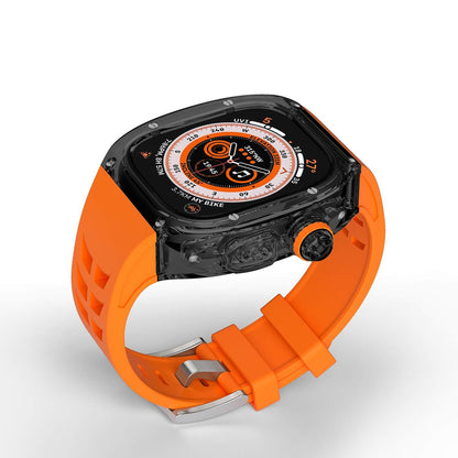Apple Watch Ultra General Band - Orange Band + Svart Case Wrist Sweden