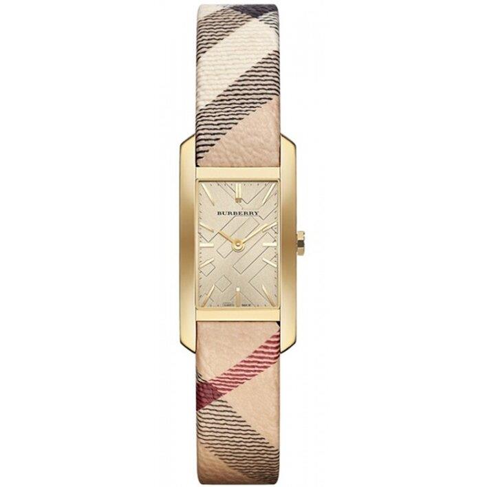 Burberry BU9509 Pioneer Gold Dial Gold Ion-plated Women's Watch Burberry