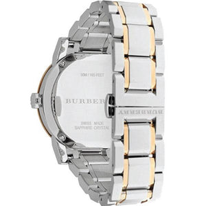 Burberry BU9127 Silver Dial Two-tone Ladies Watch Burberry