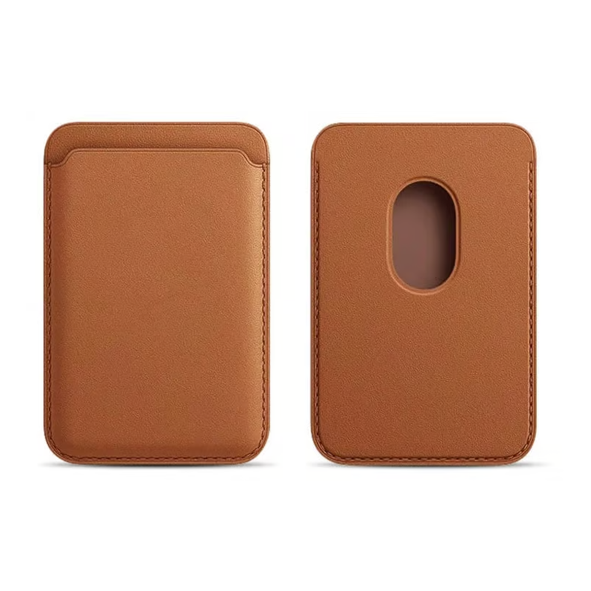 läder plånbok magsafe apple finewwoven till iphone