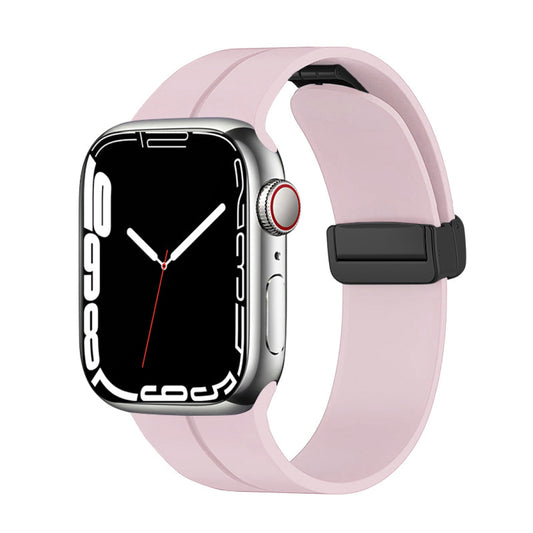 Apple Watch Nifty Line On Silikon Armband - Rosa Wrist Sweden