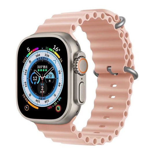 Apple Watch Silikon Ocean Band - Ljusrosa Wrist Sweden