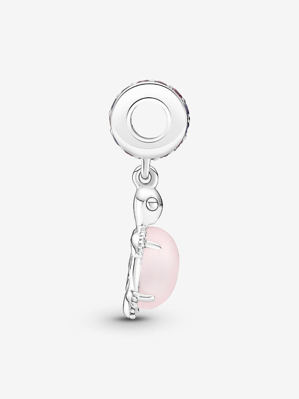 Pandora Rosafarbene Meeresschildkröte Murano-Glas Charm-Anhänger Sterling-Silber WRIST SWEDEN