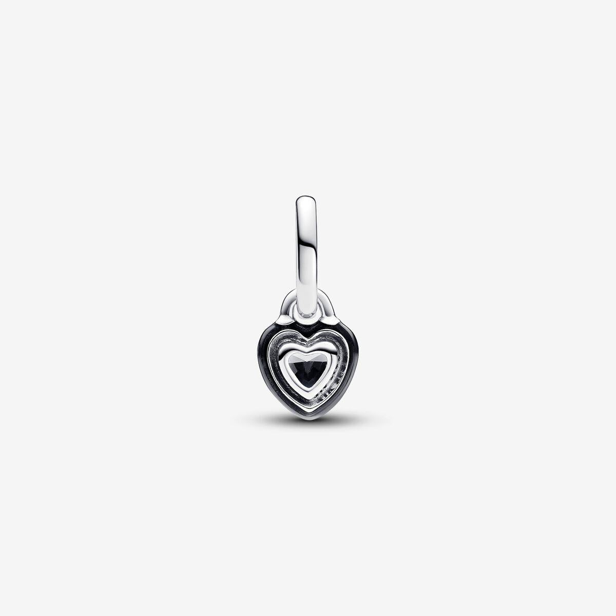 Pandora ME Black Chakra Heart Mini Dangle Charm WRIST SWEDEN
