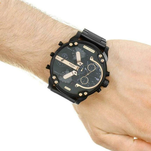 Diesel DZ7312 The Daddies Chronograph Four Time Zone Dial Men's Watch Diesel