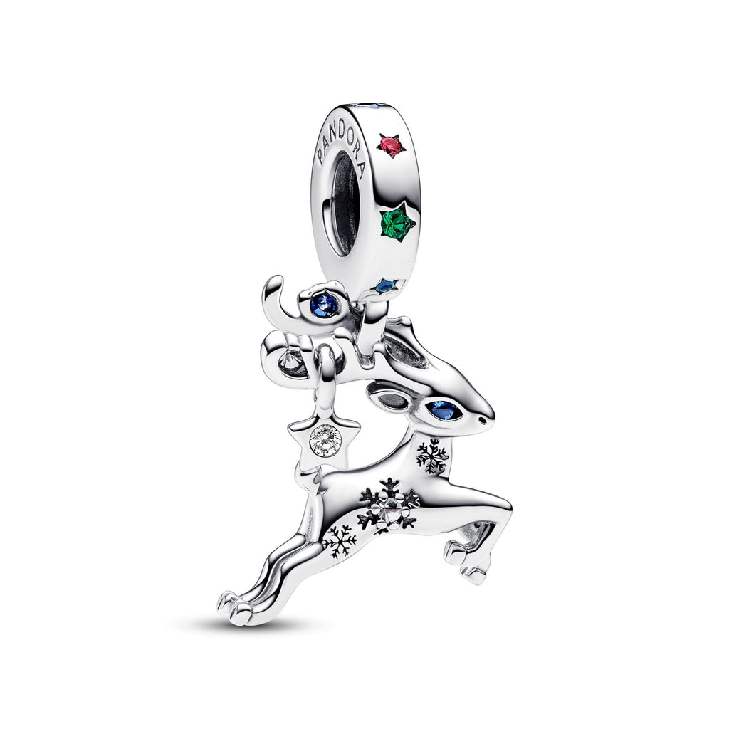 Pandora Magical Christmas Reindeer Dangle Charm Pandora