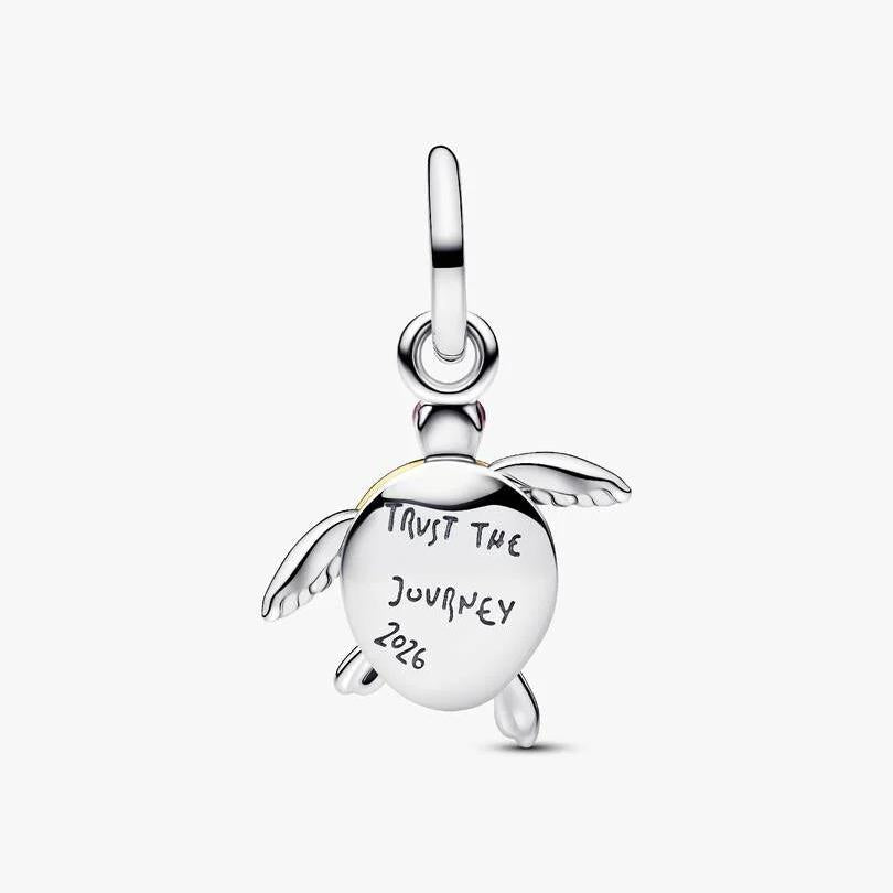 2026 Pink Sea Turtle Lab-grown Diamond Dangle Charm WRIST SWEDEN