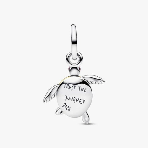 2026 Pink Sea Turtle Lab-grown Diamond Dangle Charm WRIST SWEDEN