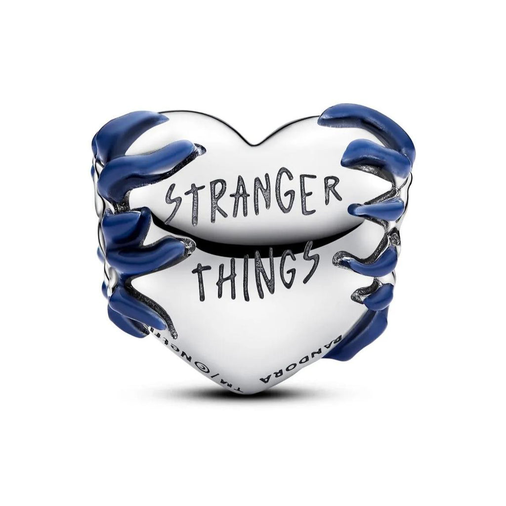 Pandora Stranger Things Glow-in-the-Dark Heart-Shaped Charm WRIST SWEDEN