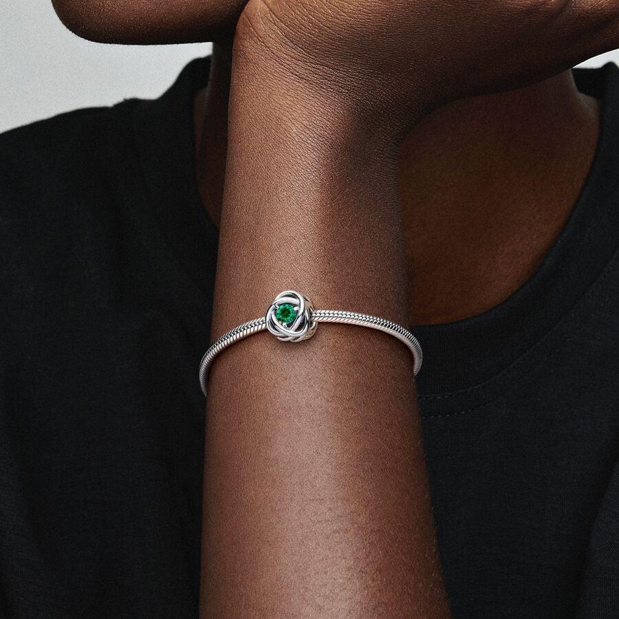 Pandora May Birthstone Eternity Circle Charm WRIST SWEDEN