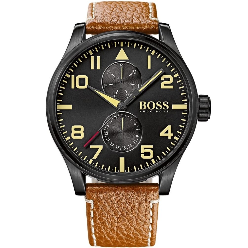 Produktbild av Hugo Boss 1513082, Aeroliner herrklocka med 50 mm boett.