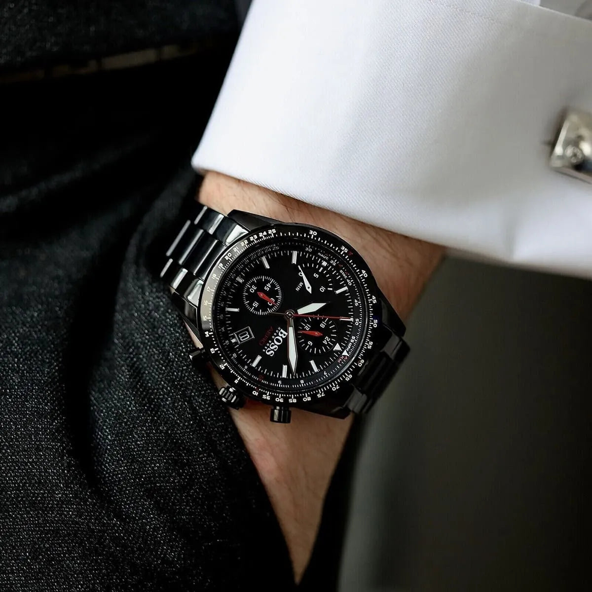 Produktbild av Hugo Boss 1513771, Aero herrklocka med 44 mm boett.
