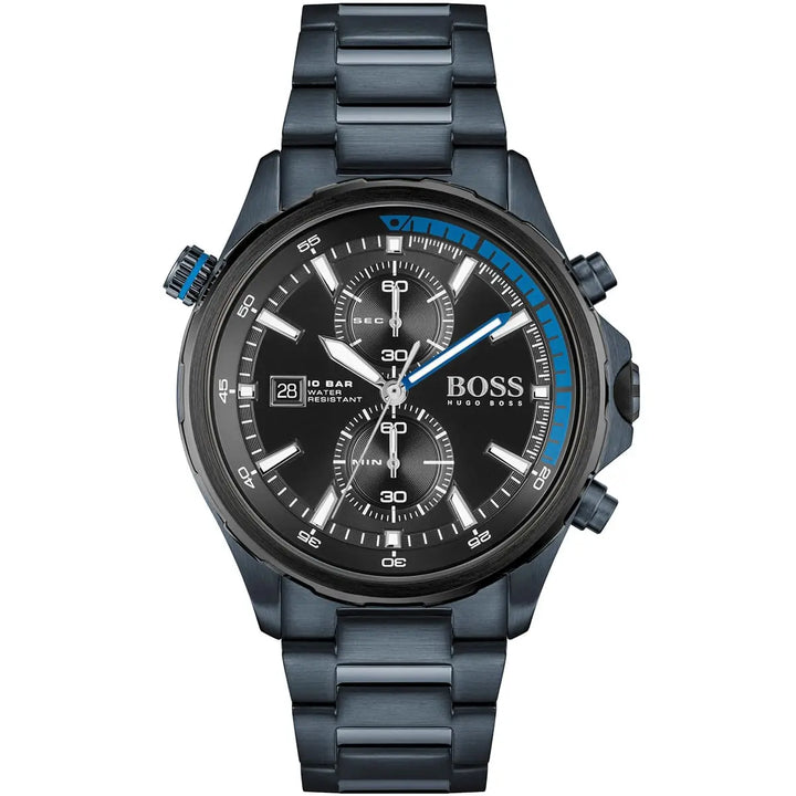 Produktbild av Hugo Boss 1513824, Globetrotter herrklocka med 46 mm boett.