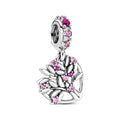 Pandora Pink Heart Family Tree Dangle Charm Pandora