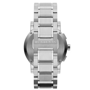 Burberry BU9363 Blue Dial Large Check Stainless Steel Men's Watch Burberry
