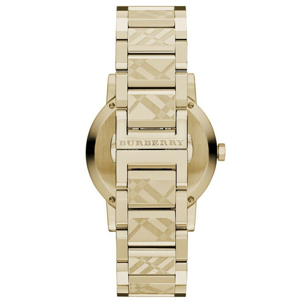 Burberry BU9038 Swiss Gold Ion-Plated Stainless Steel Ladies Watch Burberry