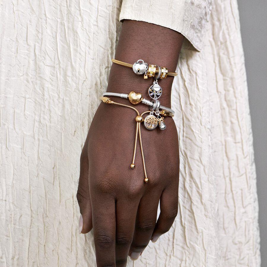 Pandora Moments Heart Clasp Snake Chain Bracelet 18 cm Pandora