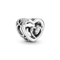 Pandora 790800C00 Entwined hearts sterling silver charm Pandora