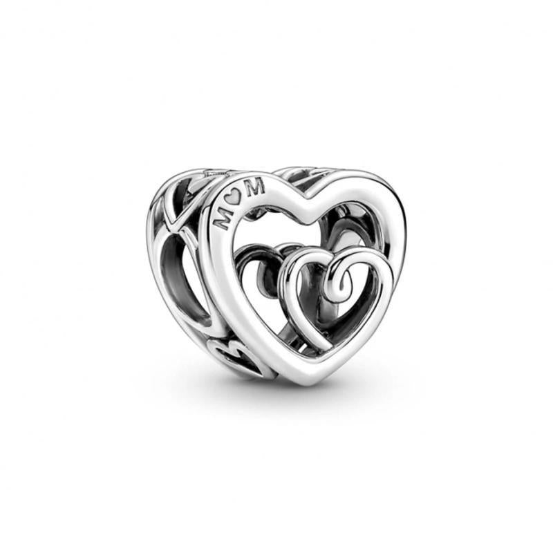 Pandora 790800C00 Entwined hearts sterling silver charm Pandora