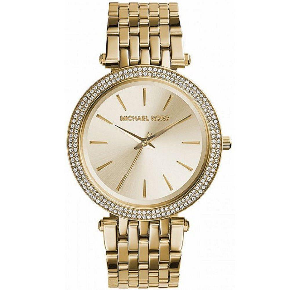 Michael Kors MK3430 Darci Crystal Gold Tone Stainless Steel Women's Watch Michael Kors