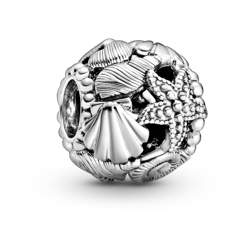 Pandora Openwork Starfish, Shells & Hearts Charm Pandora