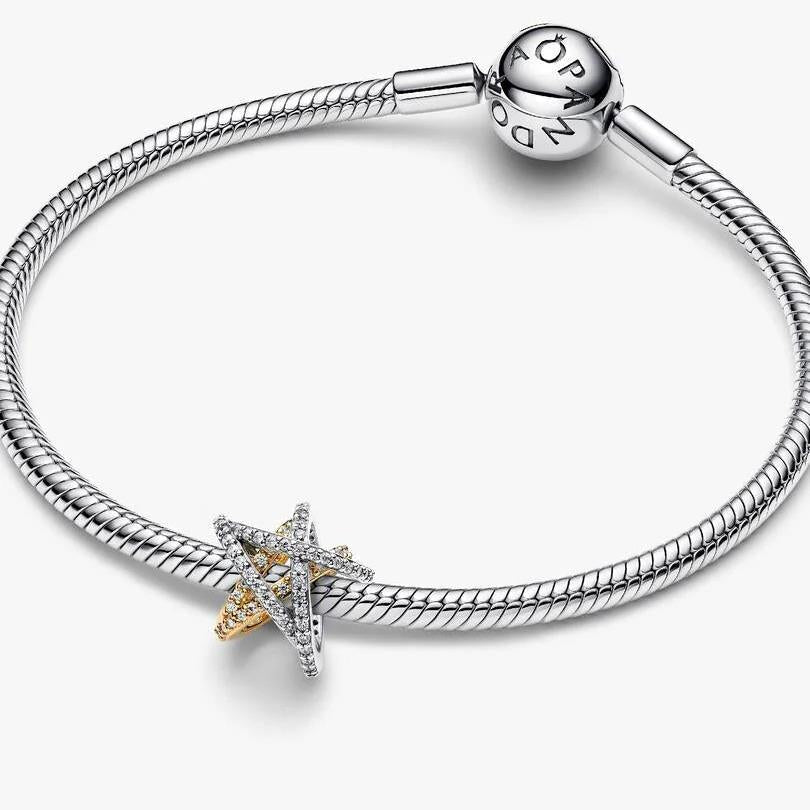 Sparkling Cross Star Charm WRIST SWEDEN