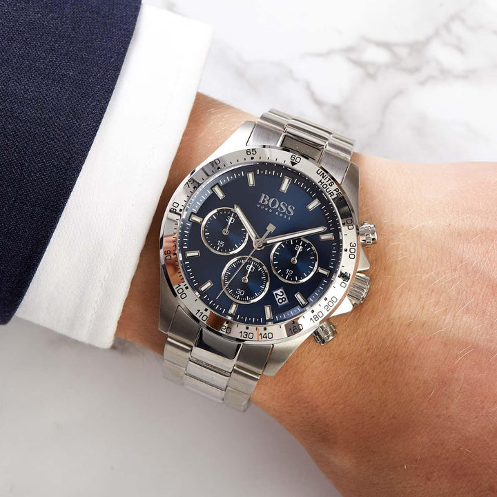 Produktbild av Hugo Boss 1513755, Hero herrklocka med 45 mm boett.