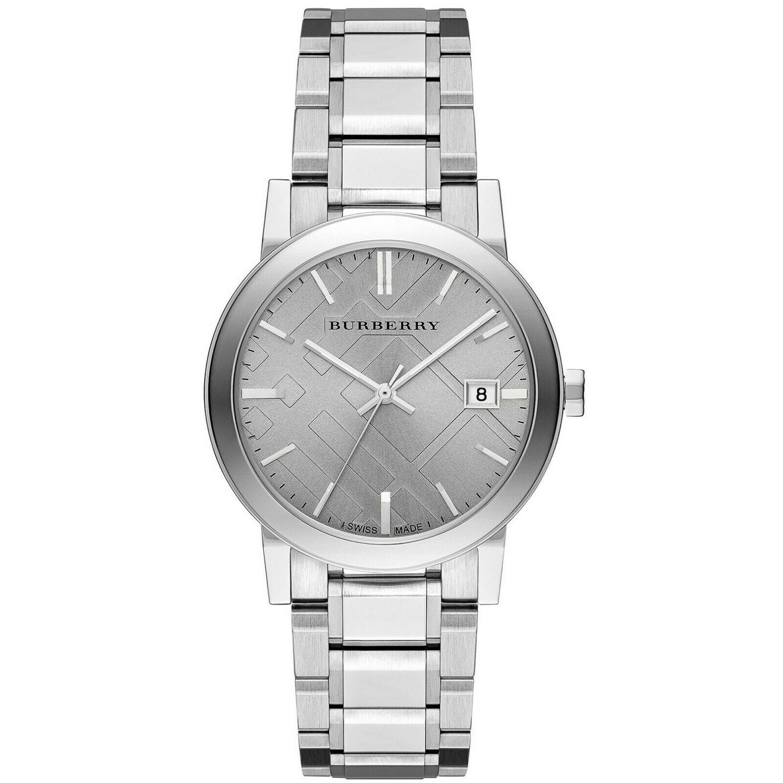 Burberry BU9035 Small Check Stamped Bracelet Women's Watch Burberry