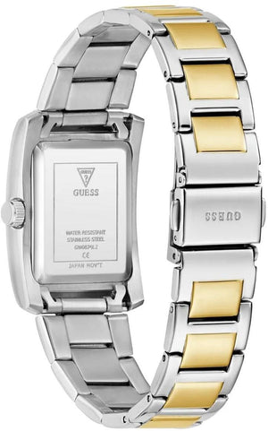 GUESS Ladies 2-Tone Silver Tone Analog Watch WRIST SWEDEN
